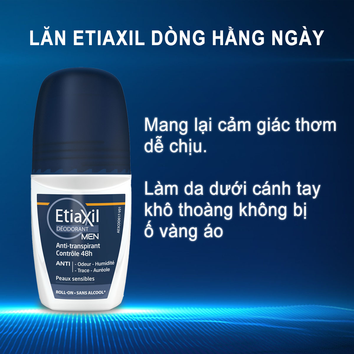 Lăn khử mùi hàng ngày Etiaxil 48h dành cho nam 50ml NPP Shoptido