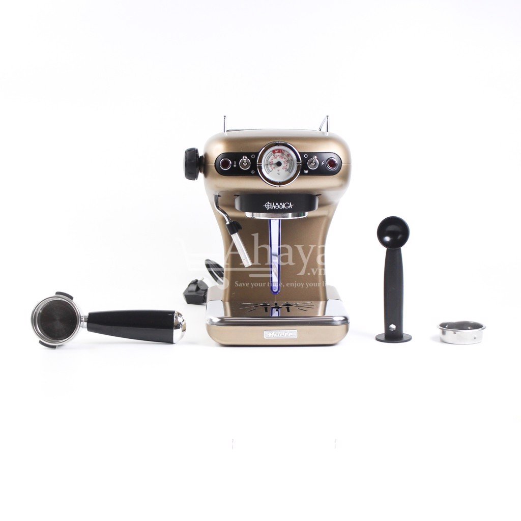 Máy pha cà phê Ariete Espresso Mod 1389 cổ điển 0.9l - Italia - Hàng Chính Hãng