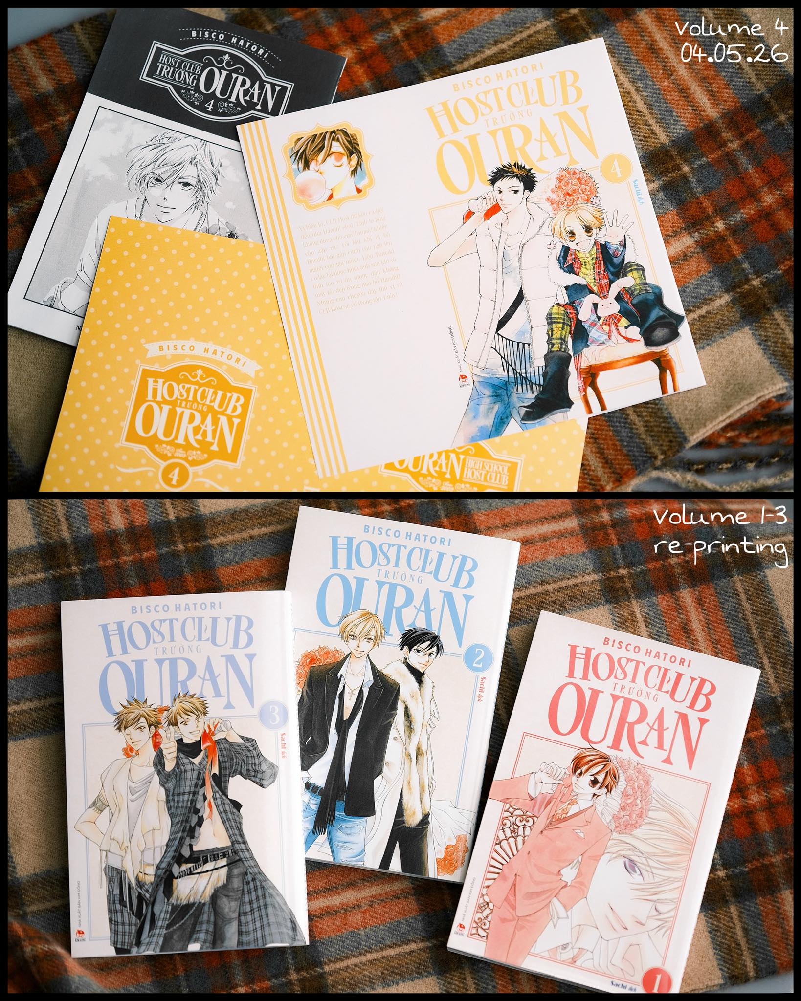 Truyện tranh Host Club trường Ouran 4 tập (Chang Book)