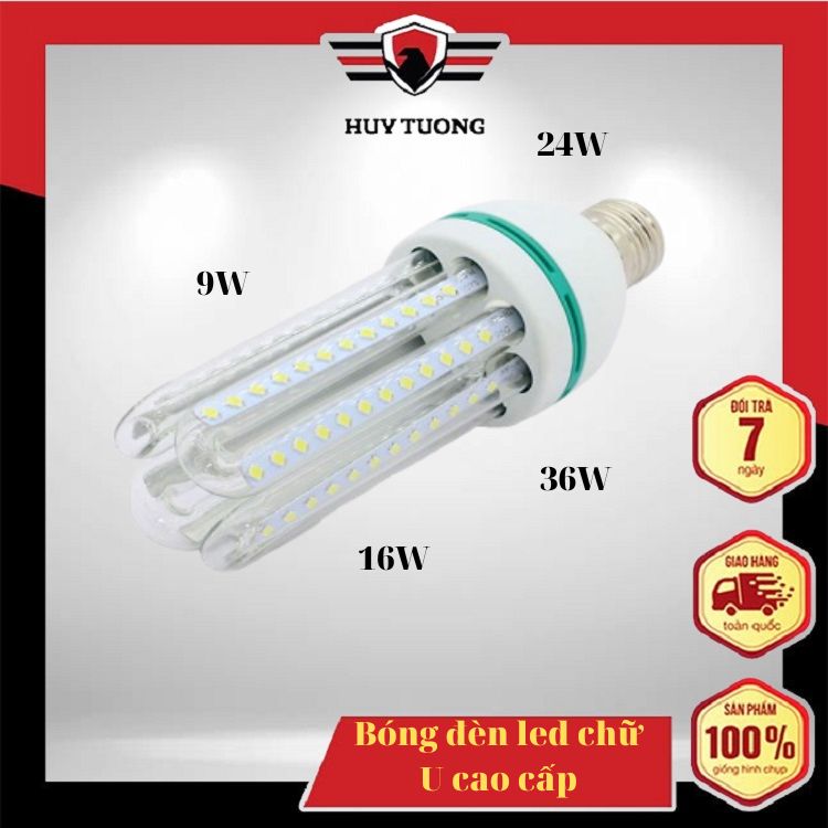 Bóng đèn Led chữ U Cao Cấp-Hàng chính hãng