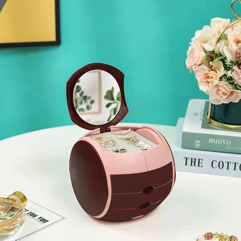 Hộp đựng đồ trang sức có gương