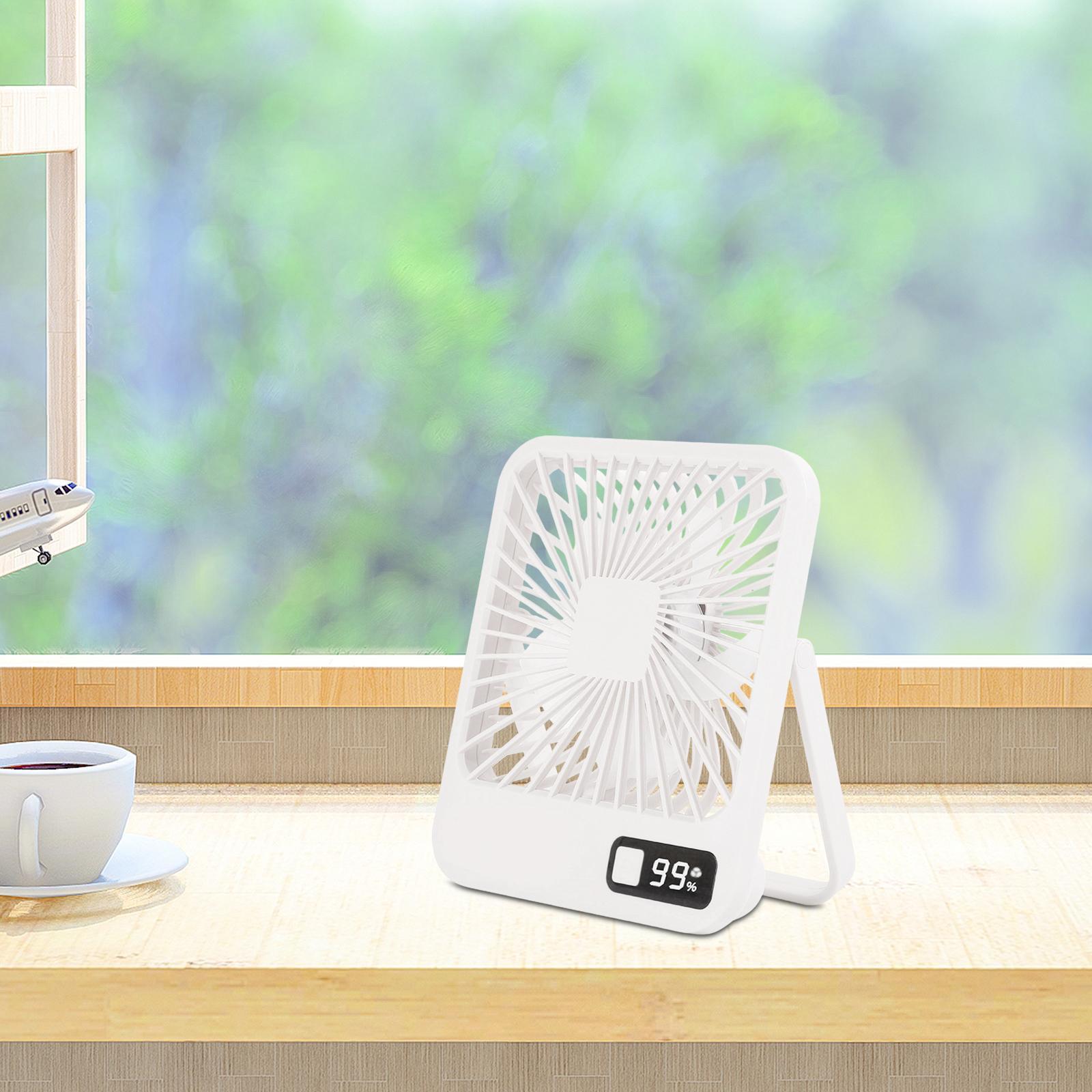 Portable Desk Fan, Summer Cooling Fans, Portable for Indoor Home Travel Desktop Office