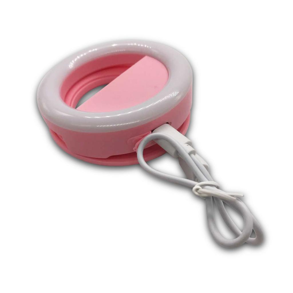 LED Ring Flash Fill Light Clip Camera For iPhone & Android Phone