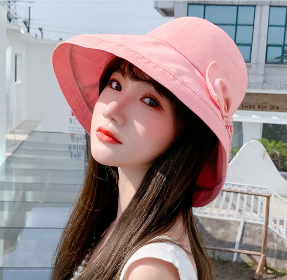 Mũ nữ rộng vành chống nắng chống tia UV cao cấp mới, nón nữ đi nắng đi biển cao cấp