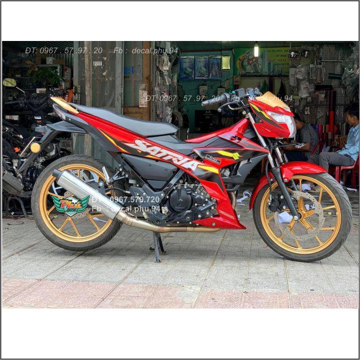 Tem Rời Satria Đỏ đen