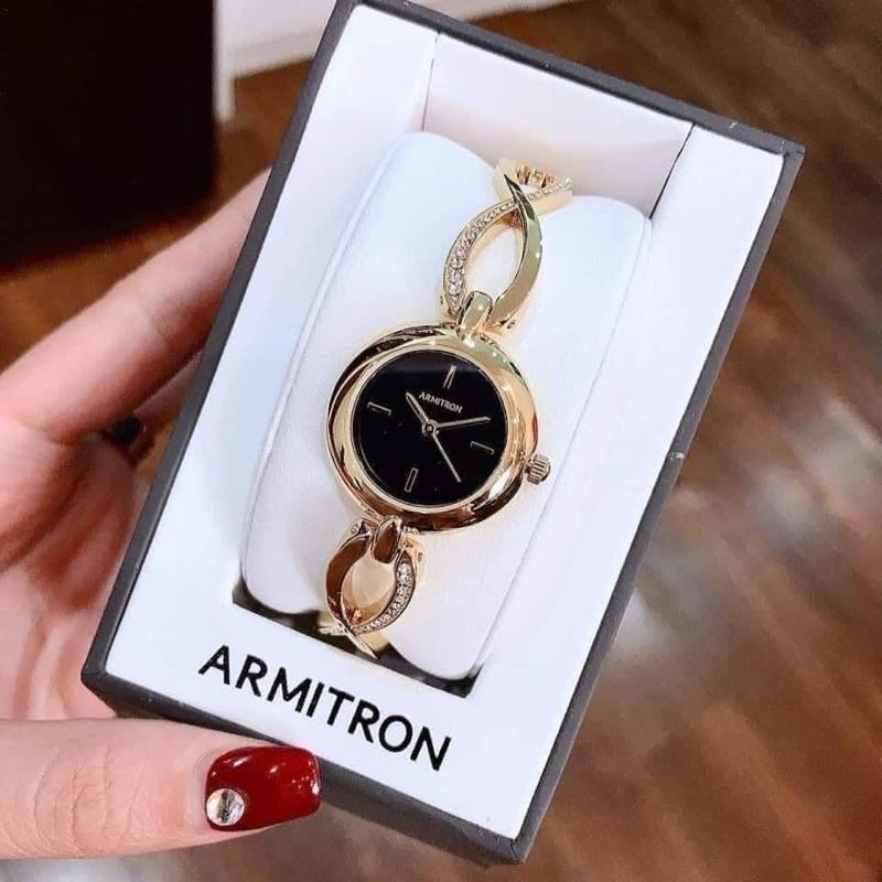 Đồng Hồ Nữ Dây kim loại case 24mm Armitron