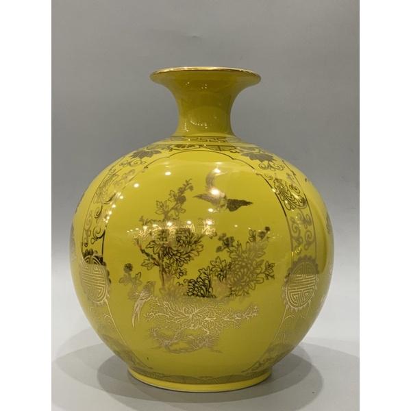 Bình hút lộc tứ cảnh vẽ vàng-cao 27,30,35,40cm