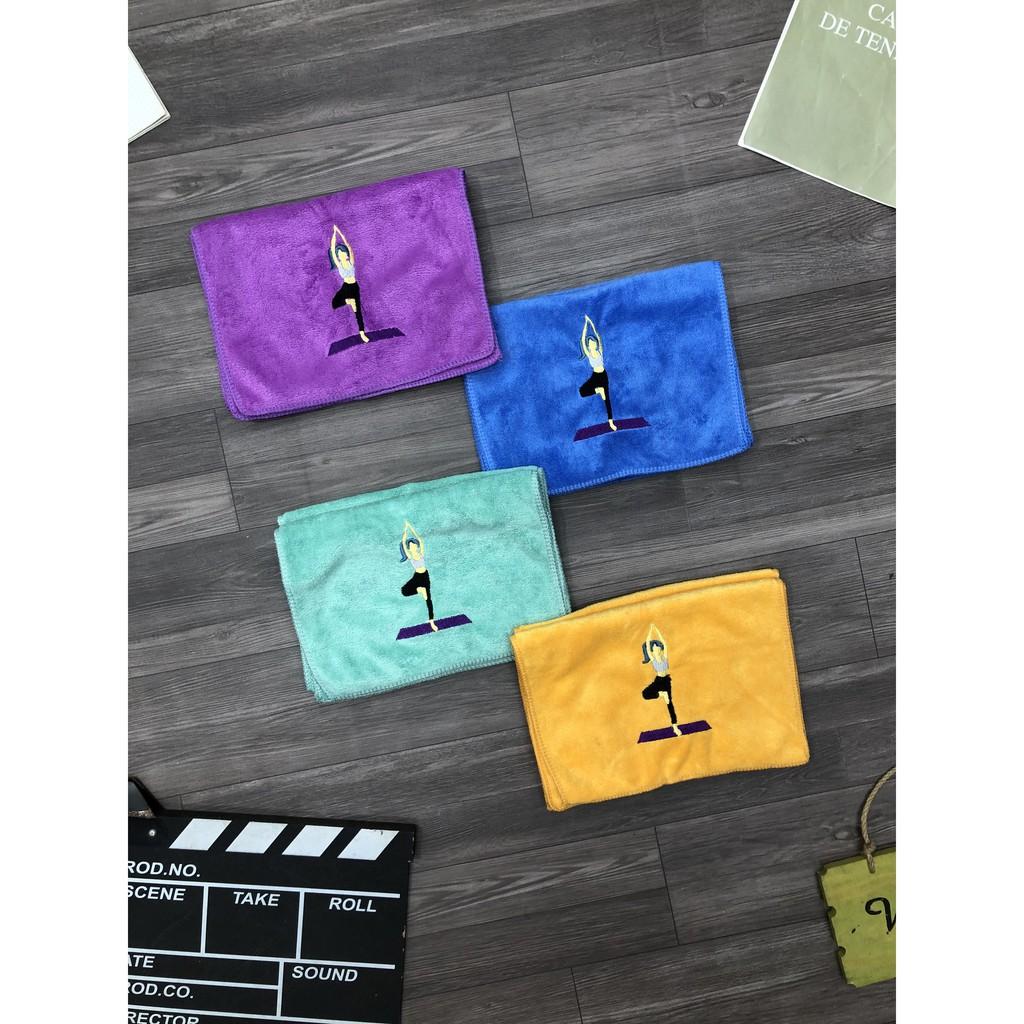 Khăn lau mồ hôi khi tập thể dục, Yoga, gym 100% Cotton,siêu thấm mồ hôi