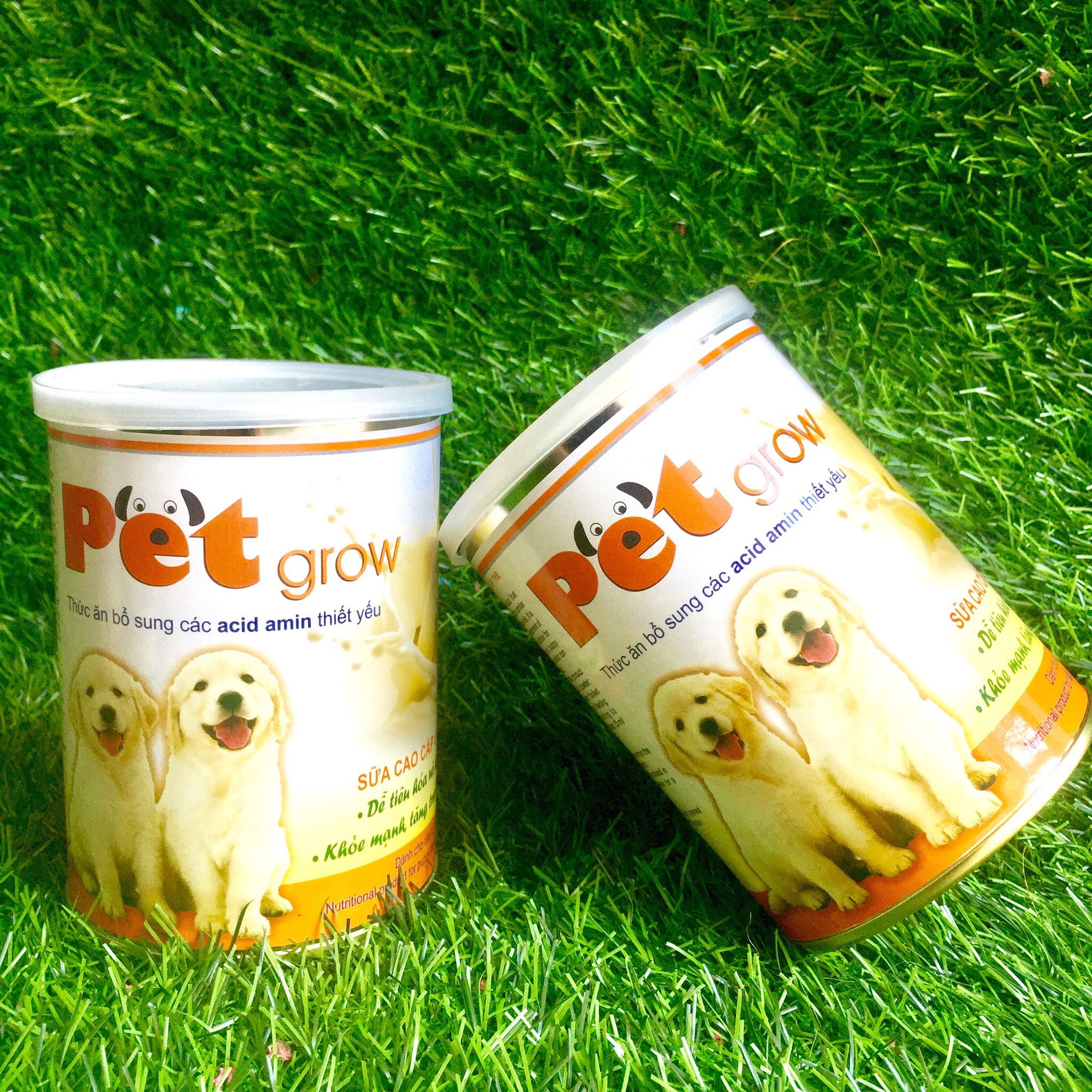 Pet Grow – Sữa Cao Cấp Dành Cho Chó Con Trên 1 Ngày Tuổi – Sản Phẩm Thuộc Thương Hiệu Uy Tin Chất Lượng Về Chế Phẩm Sinh Học Dùng Trong Chăn Nuôi Vemedim – Cam Kết An Toàn, KHÔNG Tiêu Chảy – PG01