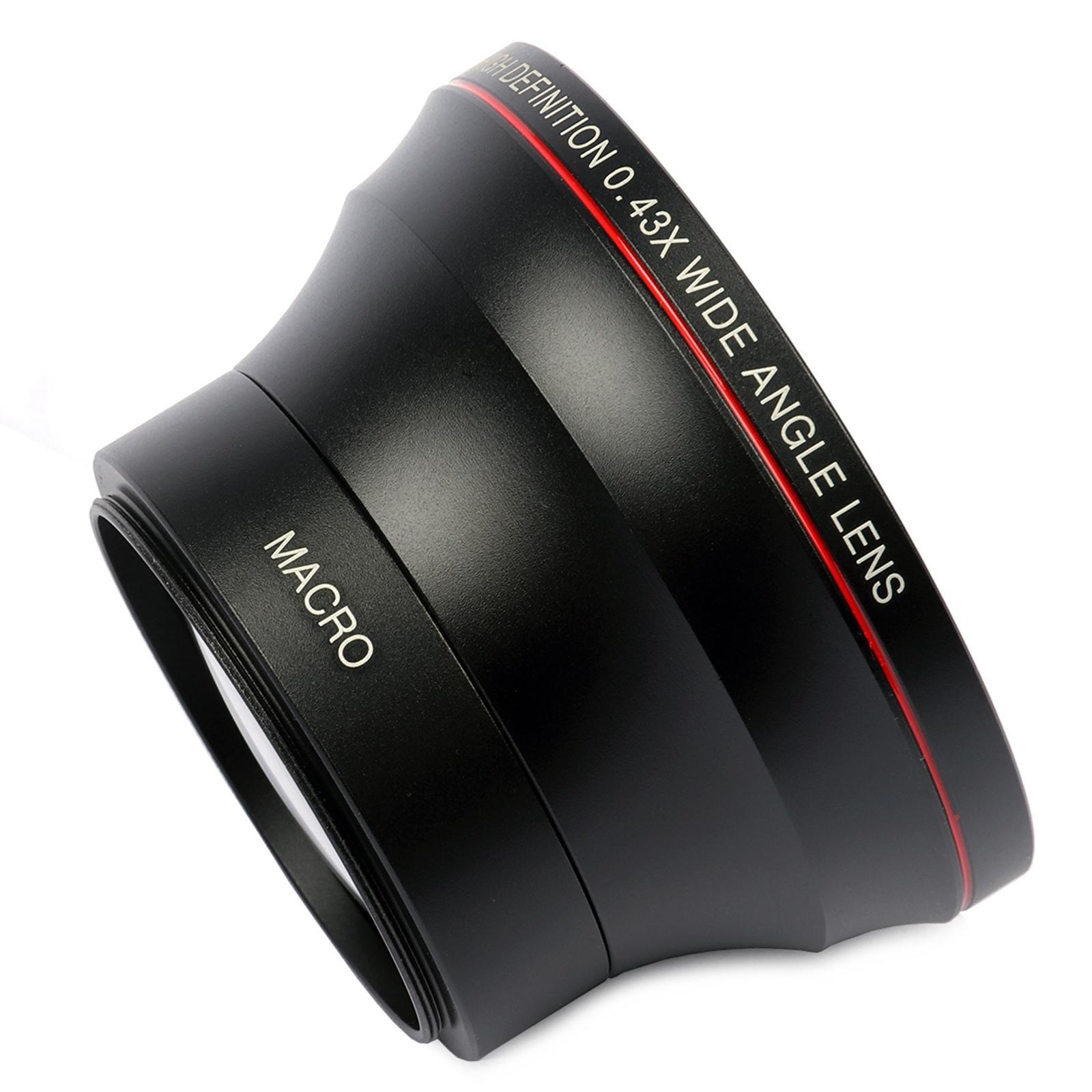 Universal 0.43x HD Wide Angle Lens, Portion for Camera Accessory Photo Shooting
