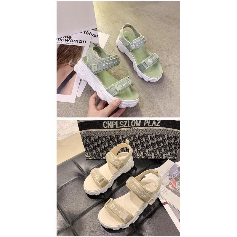 (XẢ NGHỈ BÁN) Giày sandal học sinh quay ngang hottren 2020