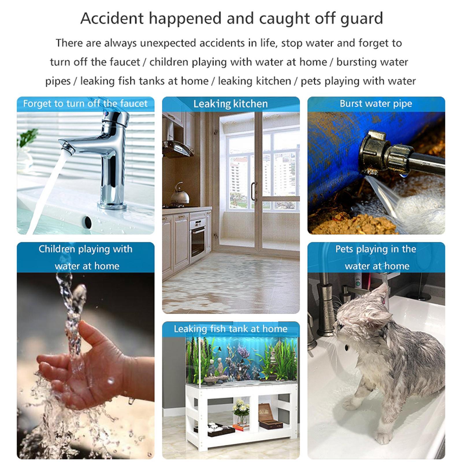 WIFI Water Leak Sensor Alarm APP Alerts for Smart Life