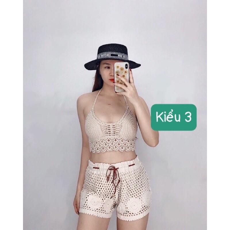 Set ren đi biển 2 món nhiều kiểu mix như hình