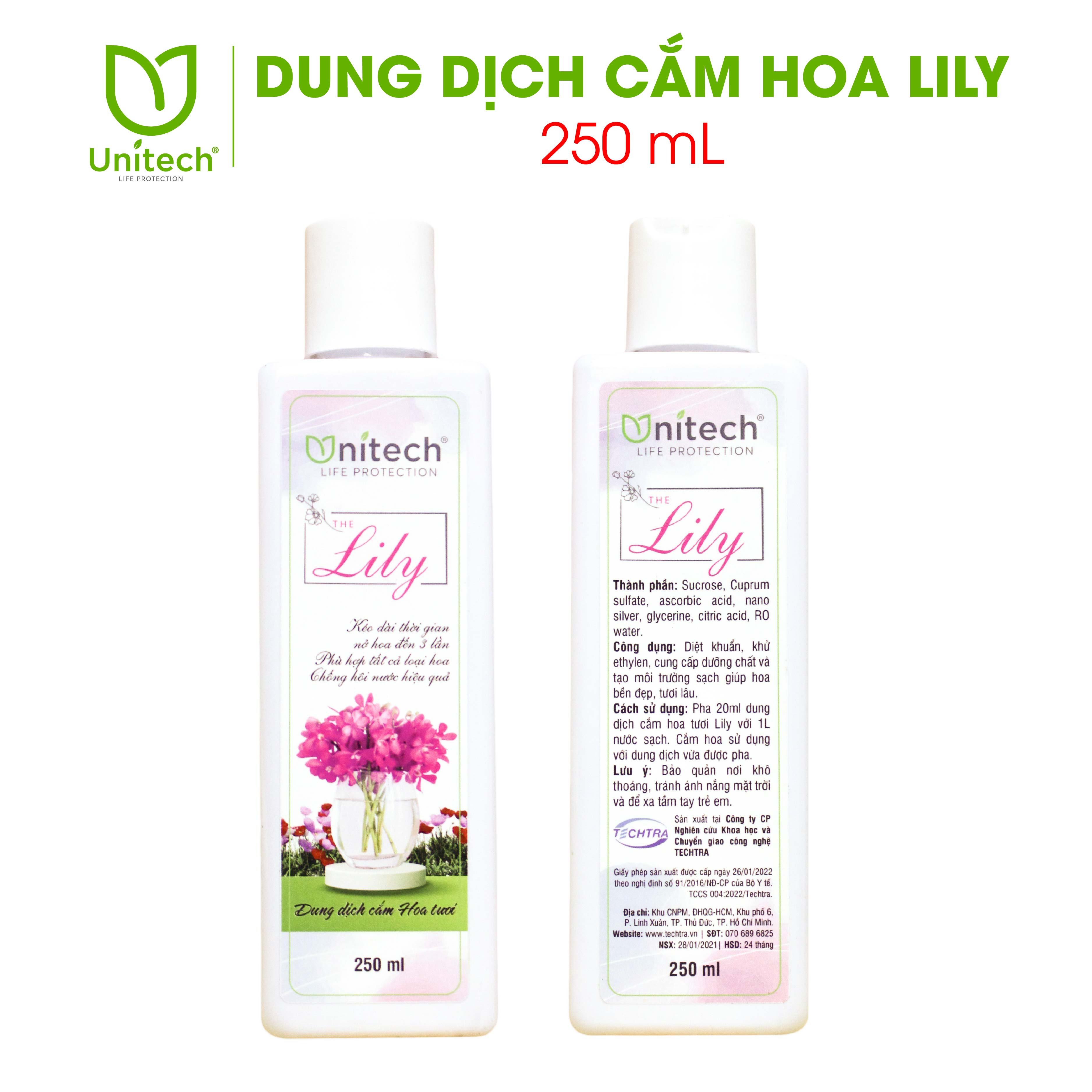 Nước cắm hoa tươi Lily - Hoa nở đẹp, tươi lâu gấp 3 lần, không gây thối nước