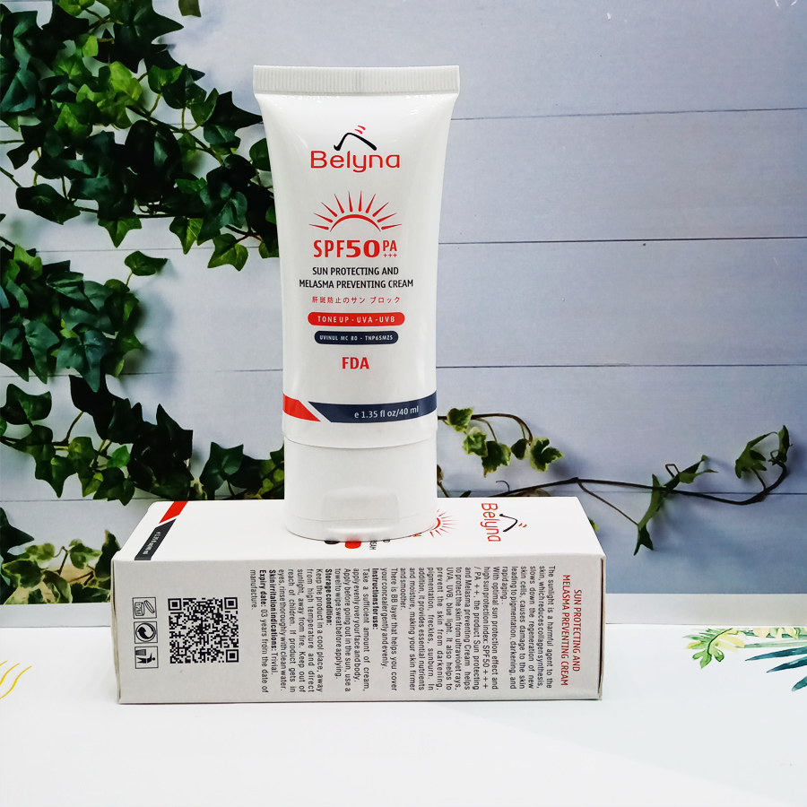 Kem chống nắng bảo vệ da trước tia UVB/UVA Sunblock Belyna - 40ml