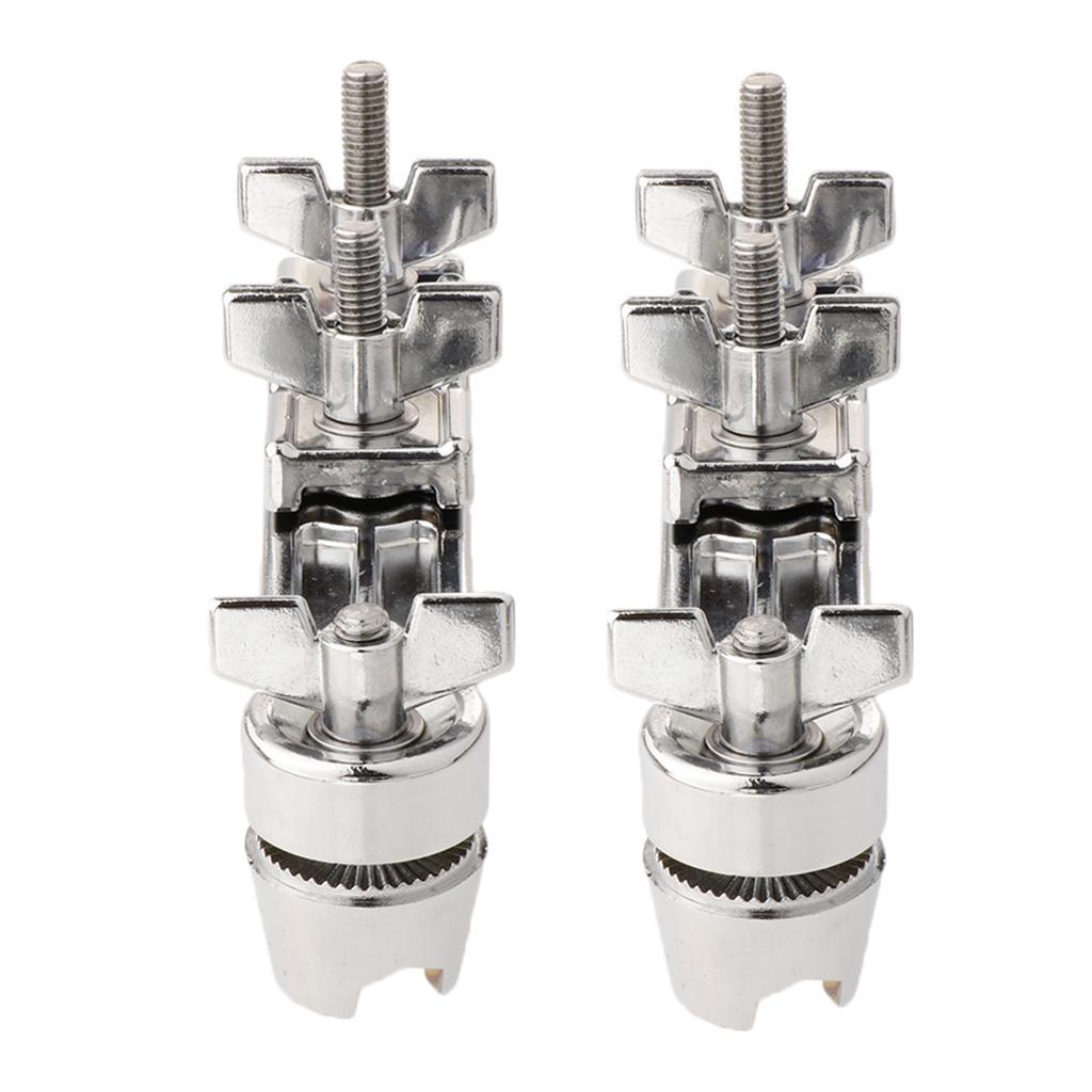 2x Durable Drum Set Mount Clamp Holder Stand Hardware Arm Accessory Clamp