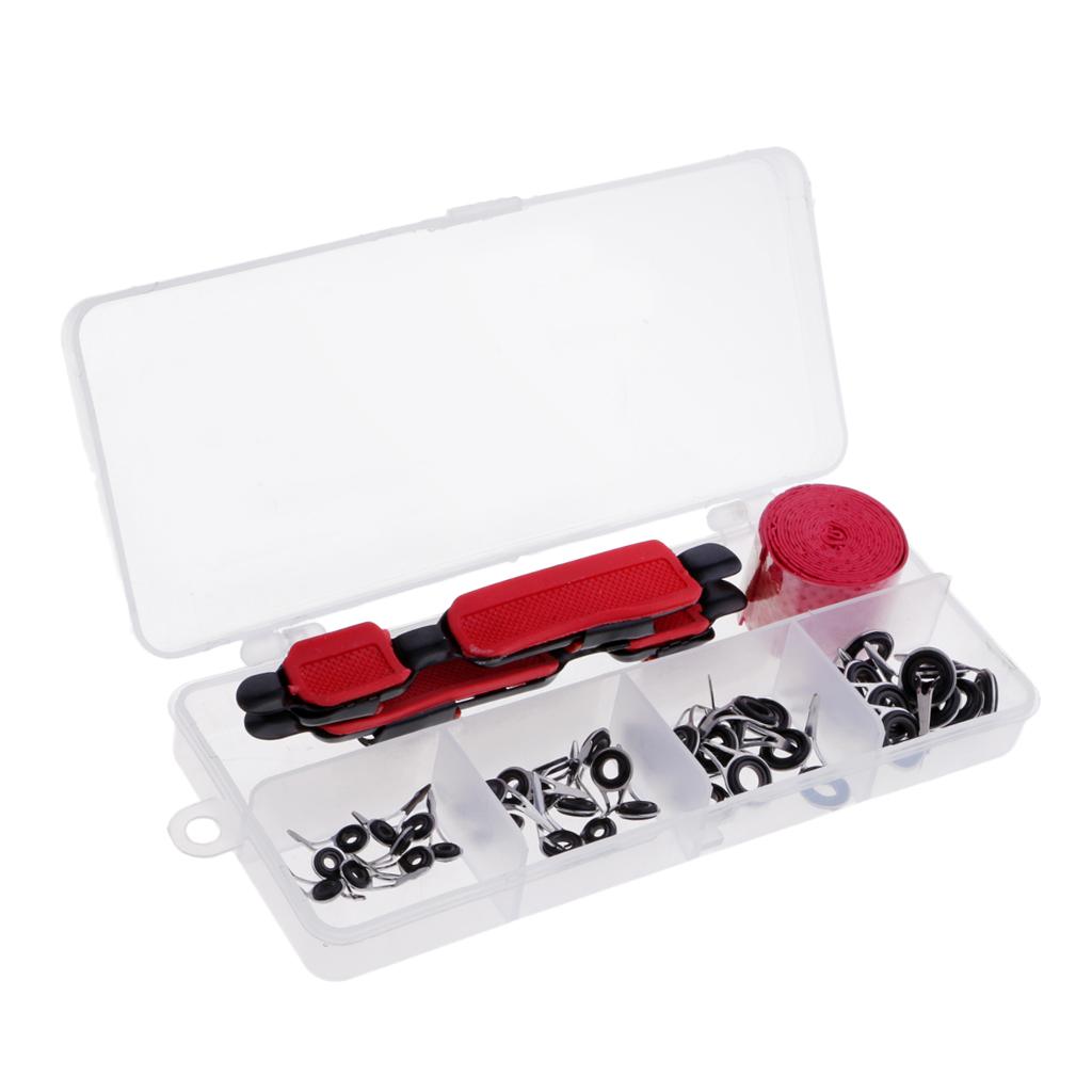 Adjustable Tackle Wheel Reel Seat Deck Rod Guide Rod Handle Tape Kit