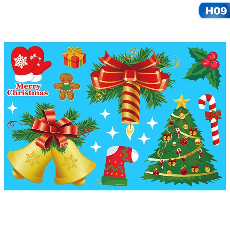 Tmdbyx Miếng Dán Cửa Sổ Trang Trí Giáng Sinh