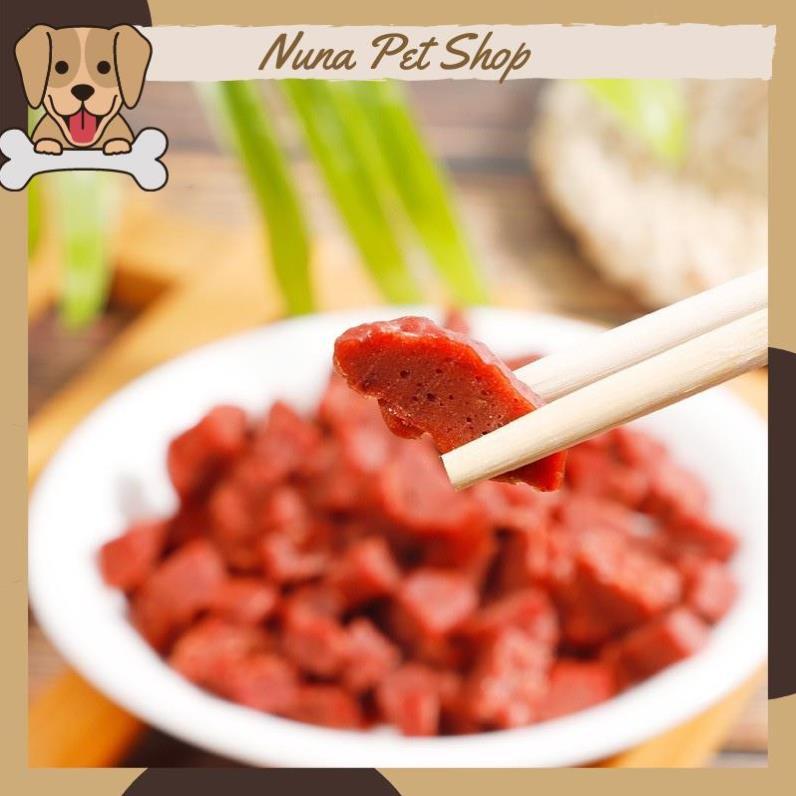 Snack thịt bò viên Taotaopet cho chó cưng (Gói 100g)