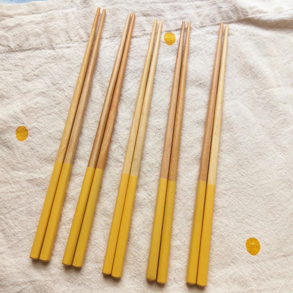 Đũa Gỗ Xương Gà 23cm, Đũa Ăn Cơm Tự Nhiên, Chụp Ảnh Siêu Đẹp