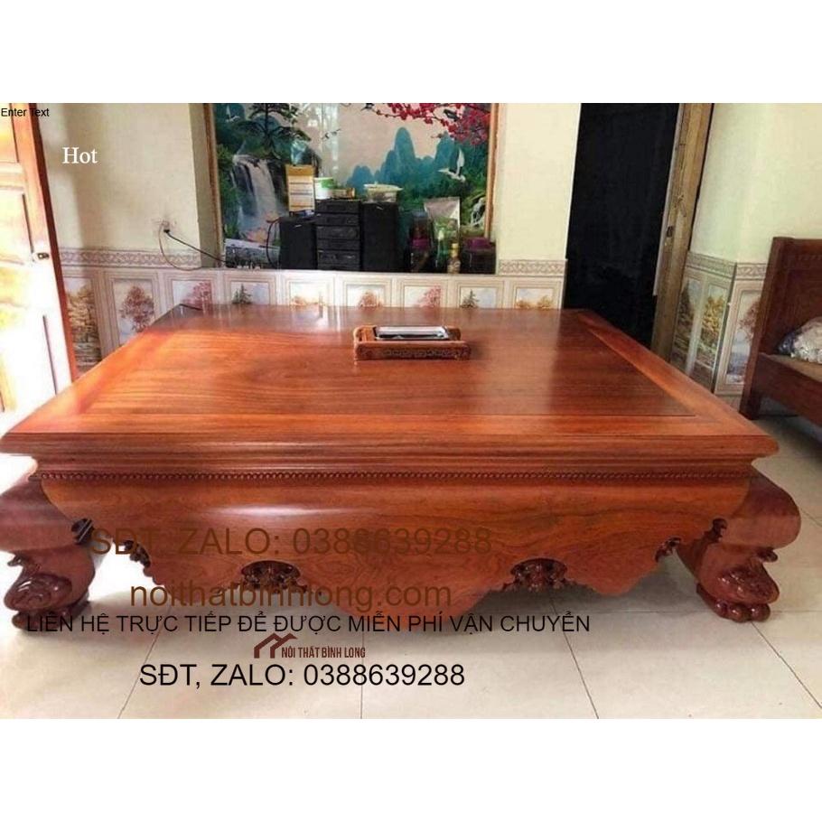 Phản sập nằm gỗ gụ kt 1m8 x 2m2