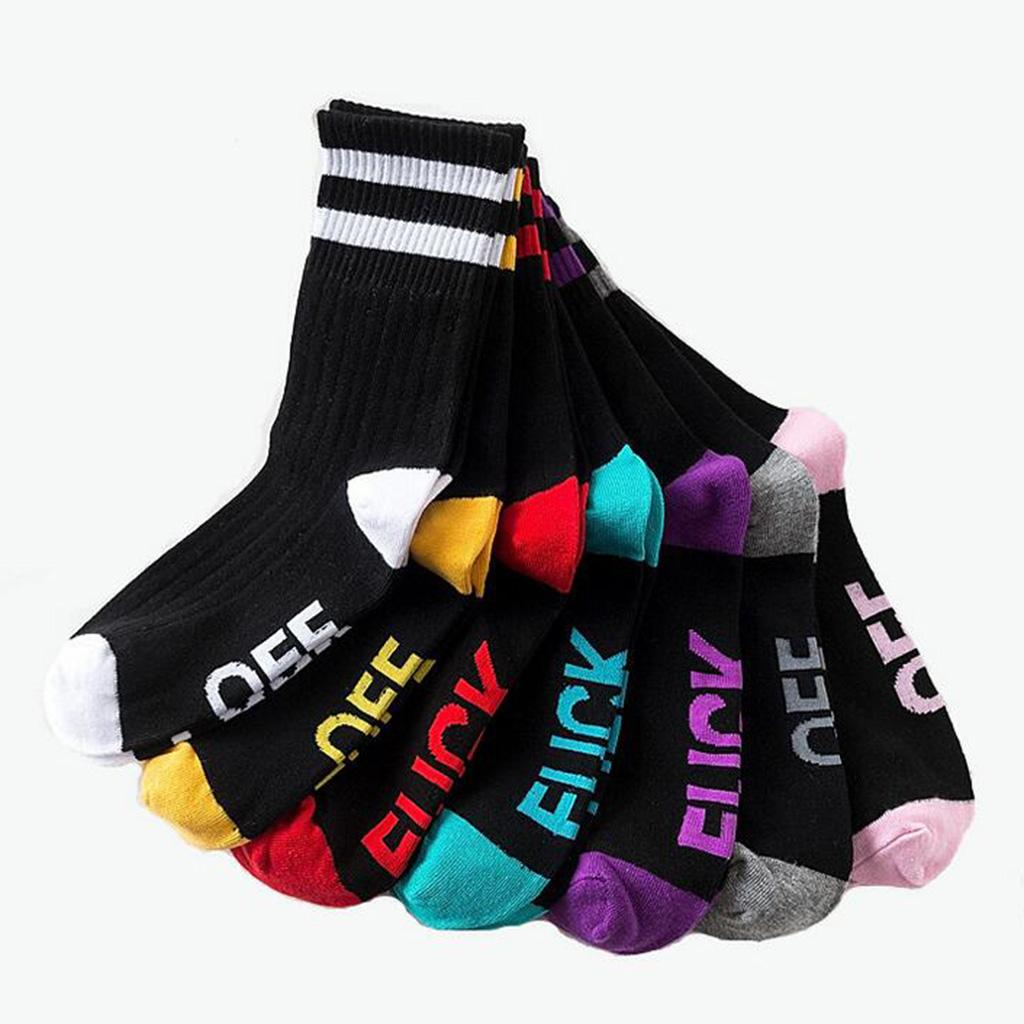 Unisex F** Crew Socks Causal Winter Warm Tube Socks