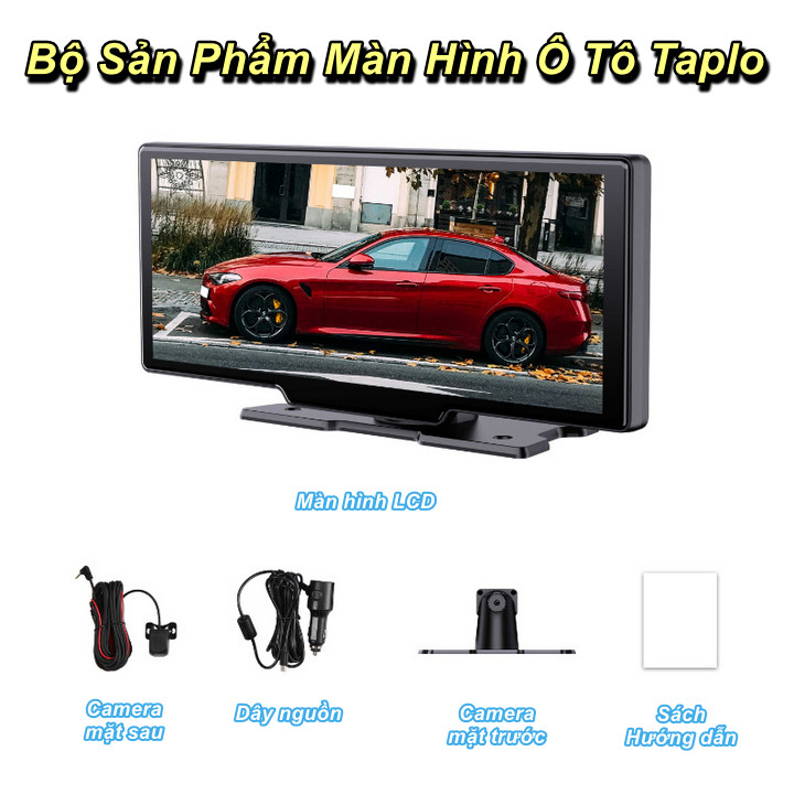 Màn Hình Ô Tô Taplo Carplay, Bản Đồ, Camera hành trình 4K - Home and Garden