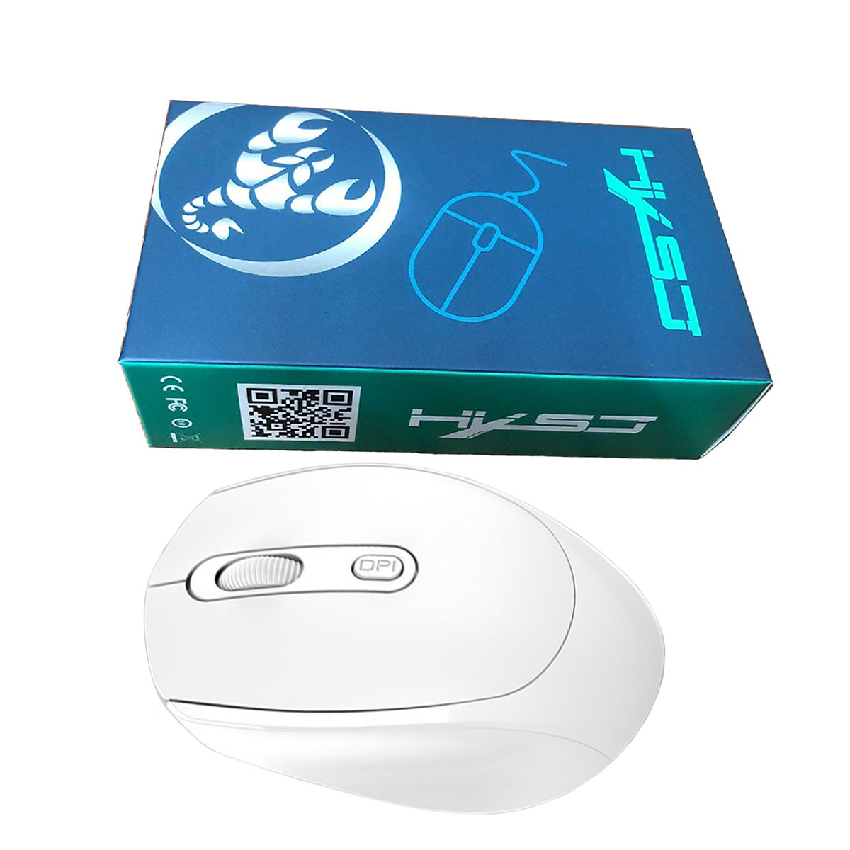Chuột không dây HXSJ M107 wireless 2.4Ghz sạc pin, chồng ồn, DIP1600 chuyên dùng cho máy tính, laptop, tivi - Hàng chính hãng