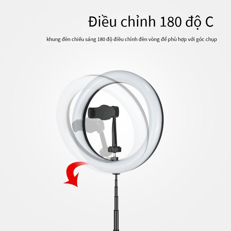 Đặc Biệt Tặng Gậy Chụp Hình Selfie Stick 10 Inch Lấp Đầy Ánh Sáng Giá Đỡ Điện Thoại Kính Thiên Văn Gấp Gọn Di Động Một Sàn Chân Máy