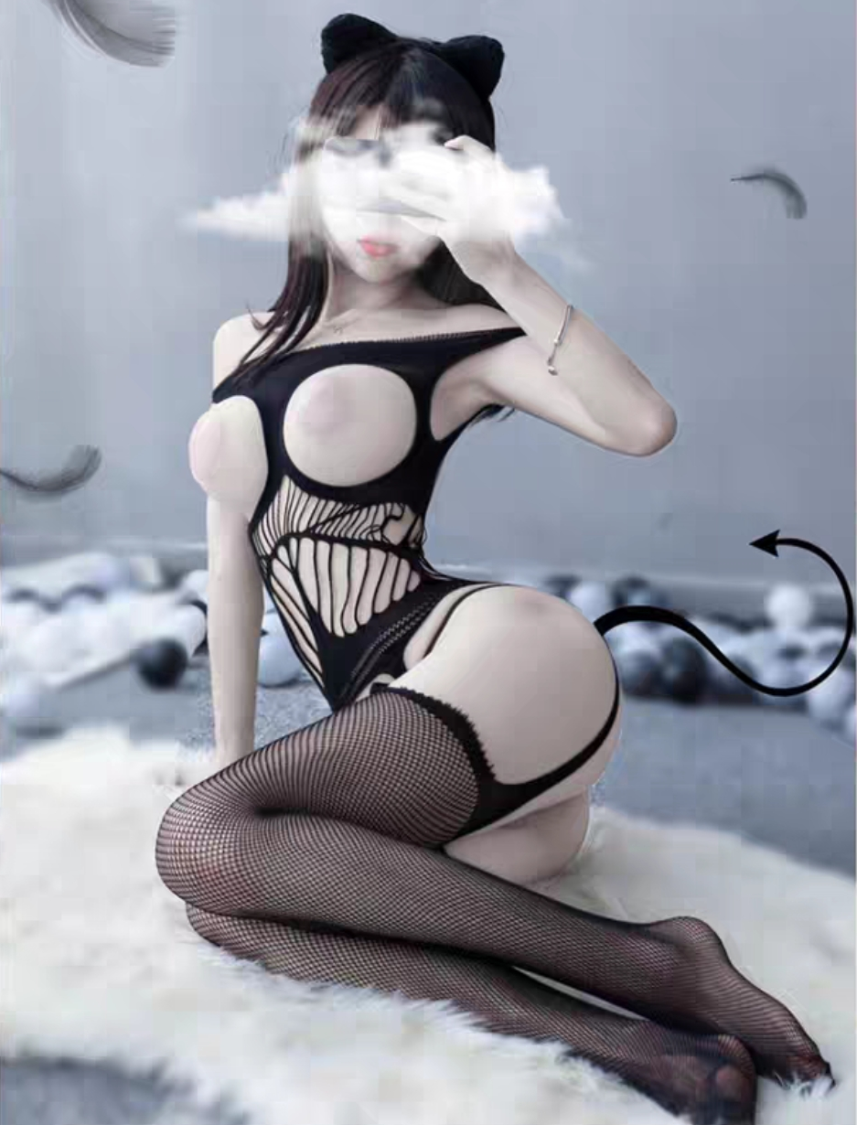 Đồ cosplay hầu gái màu đen huyền bí MS:039