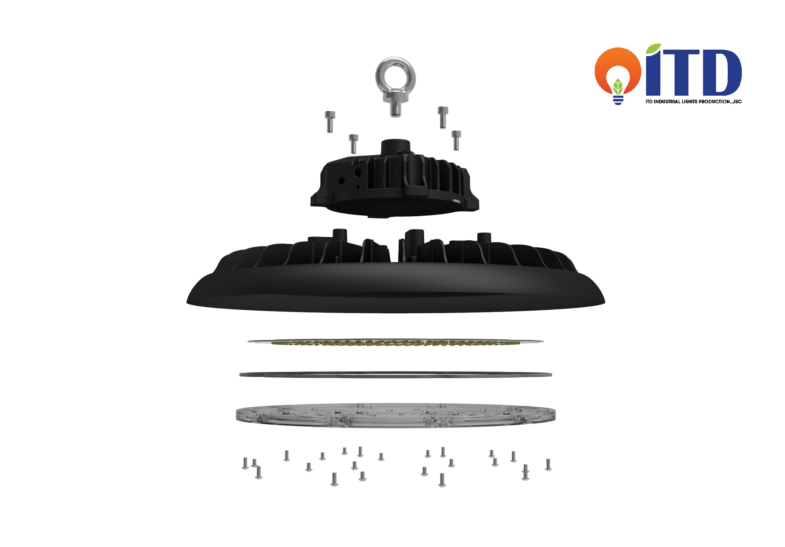 Đèn Nhà Xưởng Slim LED UFO HIGH BAY công suất 100w/50w/200w