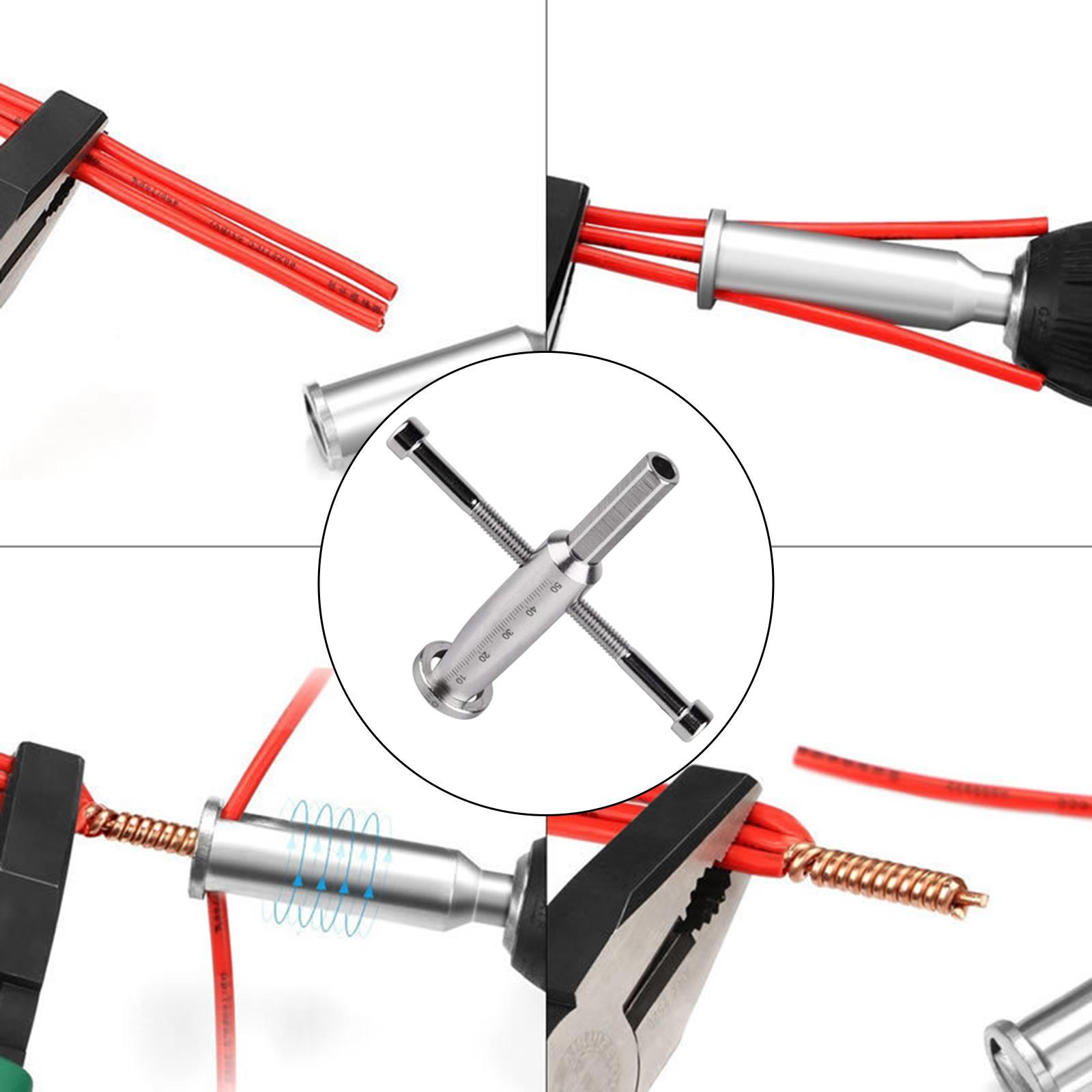 Wire Twisting Tool Manual Stripping Quick Connector for Manual and Electric