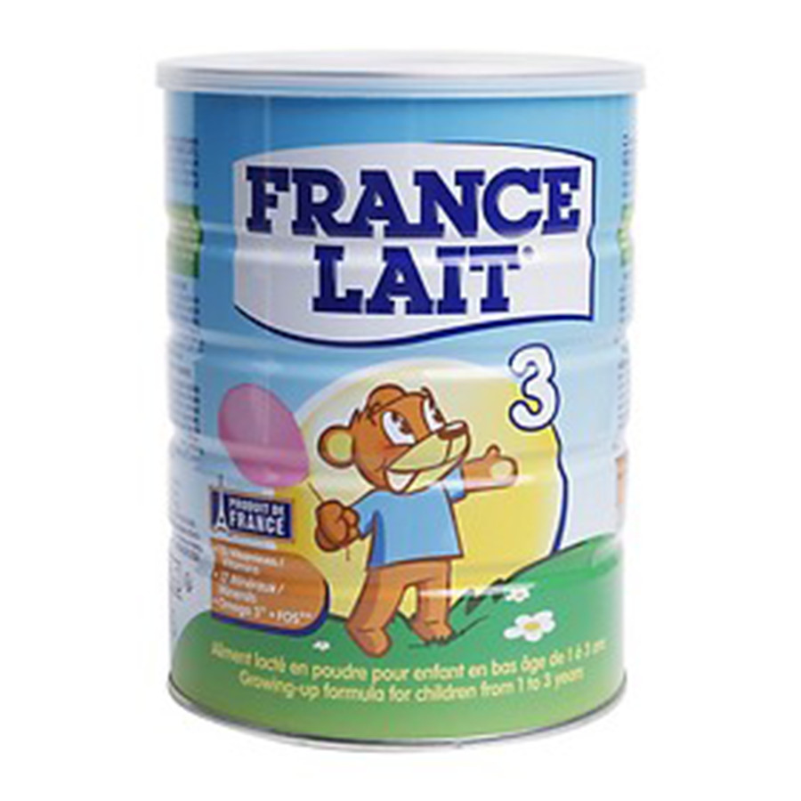 Sữa bột France Lait số 3 (900g)  -  Dinh dưỡng cho trẻ từ 1 -3 tuổi