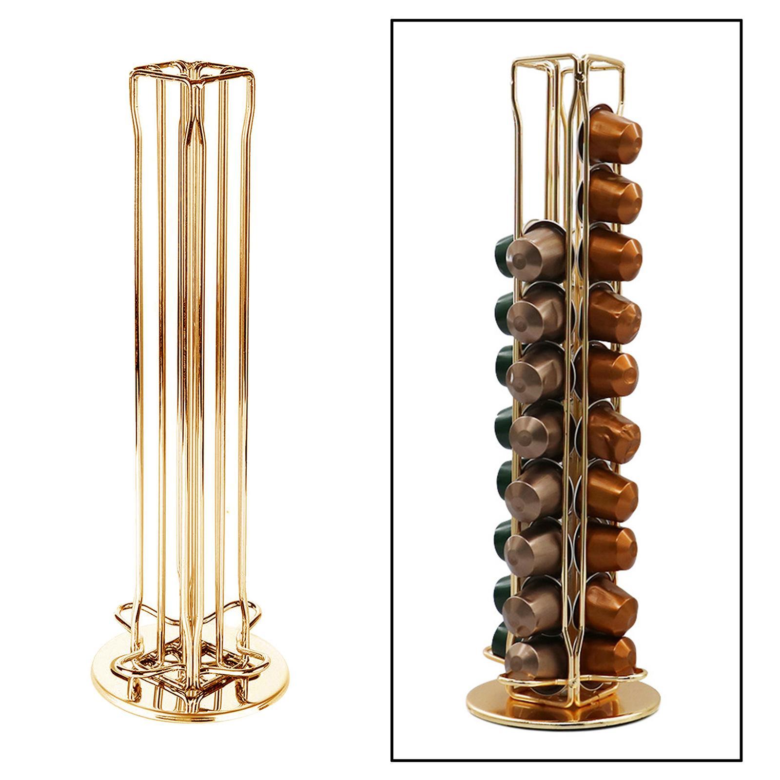 2x Iron Wire Coffee Pod Holder Rack for Coffee Bar 40