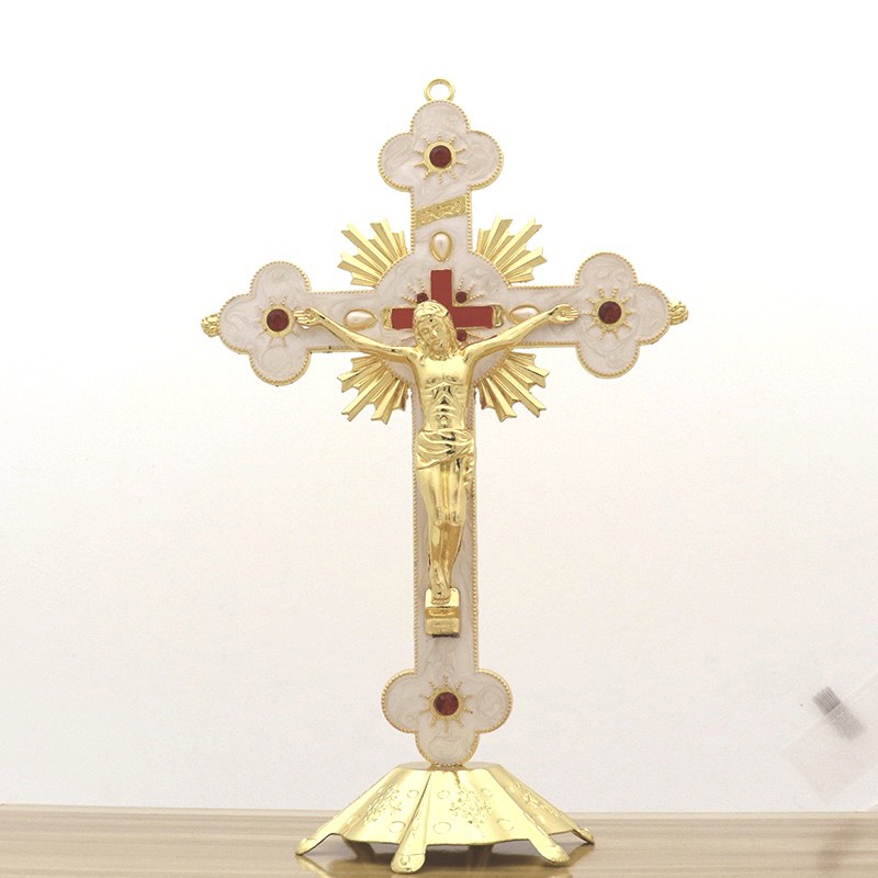 THÁNH GIÁ CHÚA JESUS - GIÊSU CÔNG GIÁO CAO 30cm ĐỂ BÀN , XE HƠI TRỪ TÀ , BÌNH AN , BAN PHƯỚC