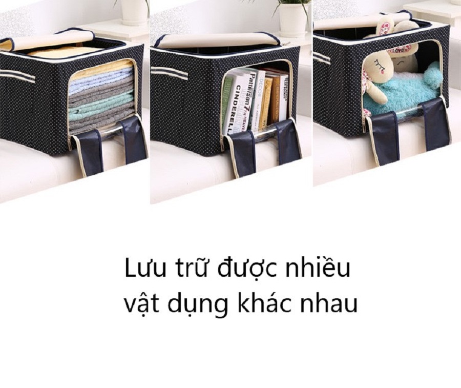 Túi Lưu Trữ Chăn Mền, Túi Đựng Quần Áo tiện ích diện tích lớn 60*42*40cm