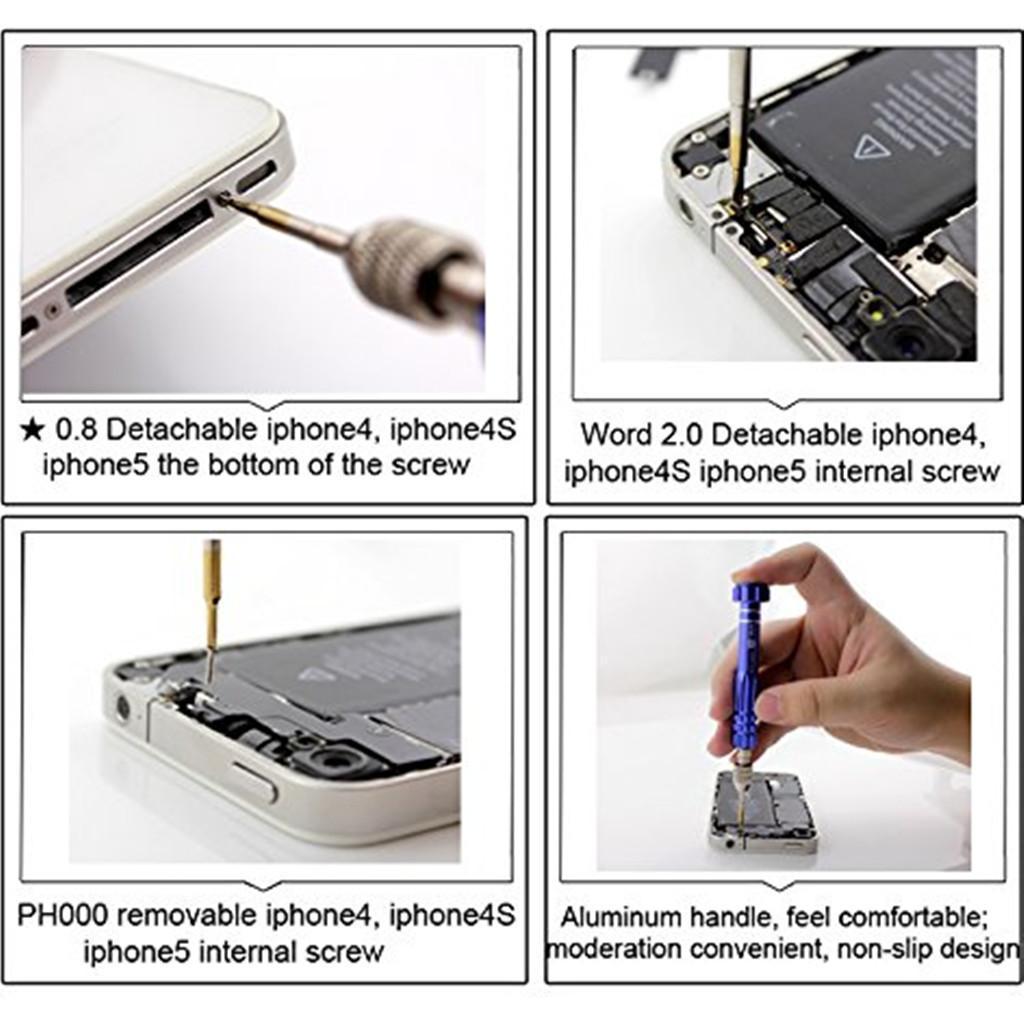 Magnetic Repair Tool Set, Non-Slip Screws Pad Keeper Chart Map + Repair Screw Drivers for iPhone 6s Plus