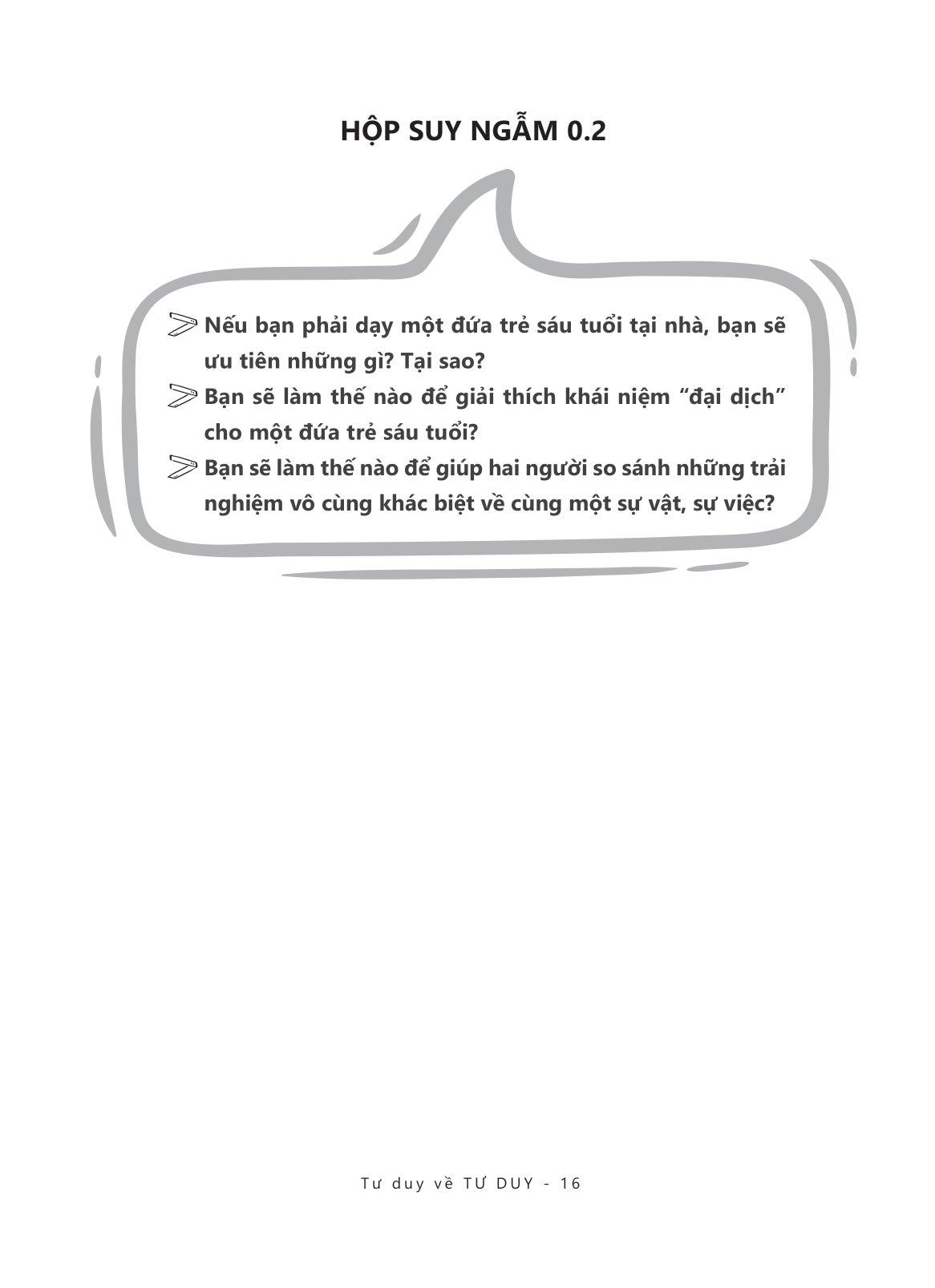 Tư Duy Về Tư Duy