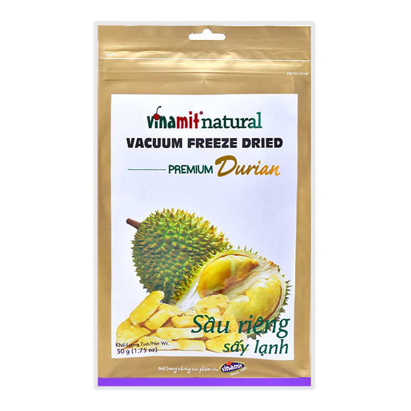 Sầu Riêng Sấy Lạnh Premium Vinamit (50g)