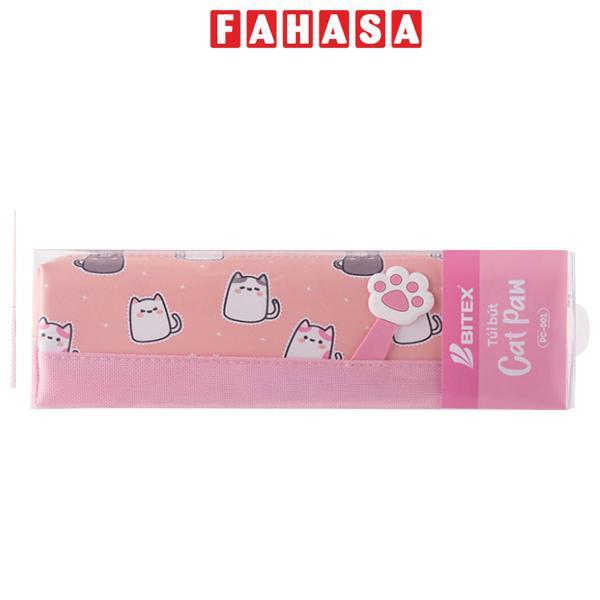 Bóp Viết Vải Cat Paw - Bitex PC-001 - Màu Hồng