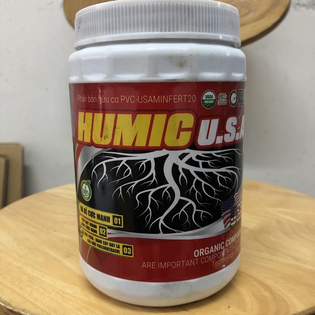 Phân bón kích rễ Acid Humic USA hộp 500g, cải tạo đất, tăng độ phì, giải độc đất, tăng khả năng hấp thụ dinh dưỡng