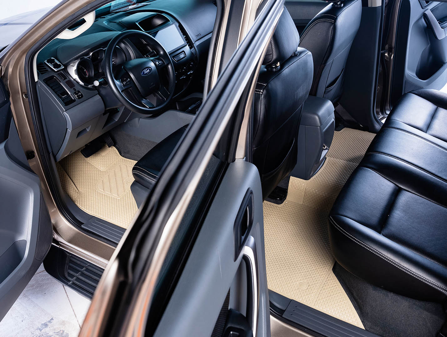 Thảm Lót Sàn KATA cho Ô Tô Ford Ranger - Phiên Bản KATA Pro viền ép nhiệt