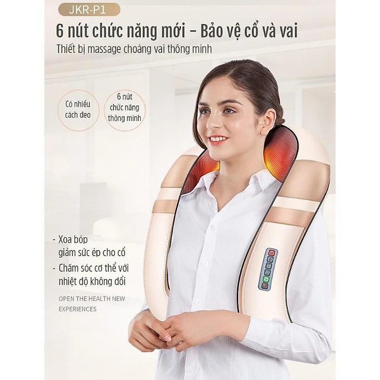 Máy massage vai gáy cổ đa năng nhiều chế độ