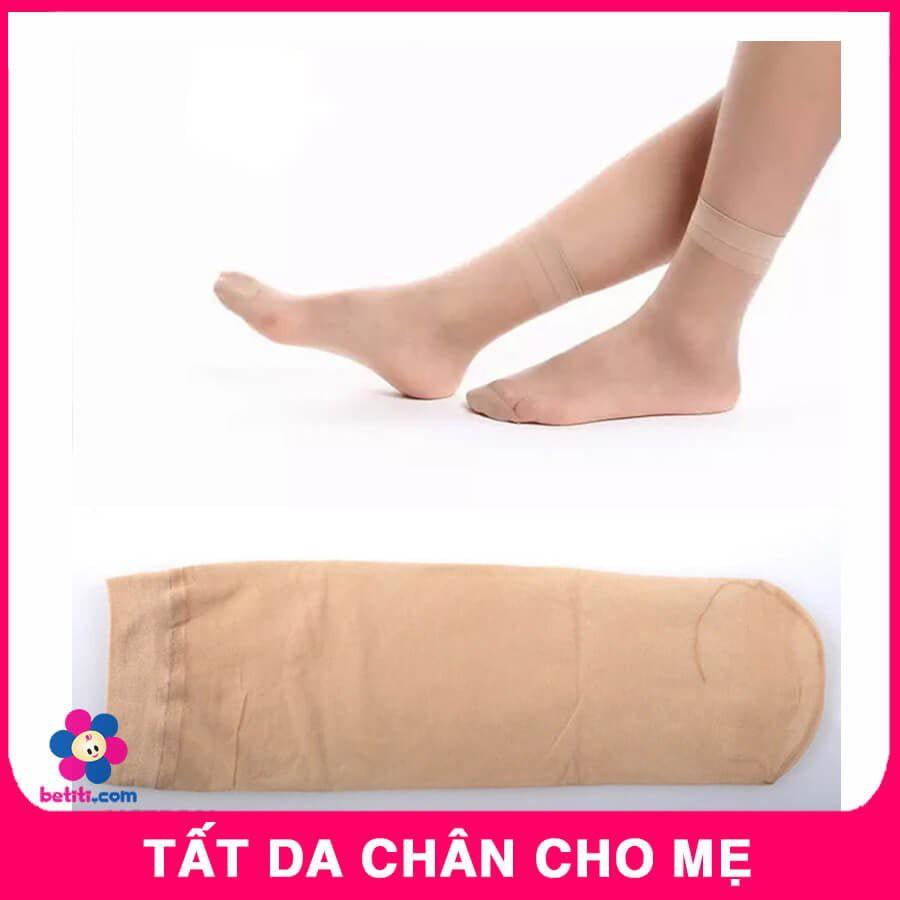 Combo 10 đôi tất da chân nữ ngắn loại tốt, mỏng mát, dai khó rách