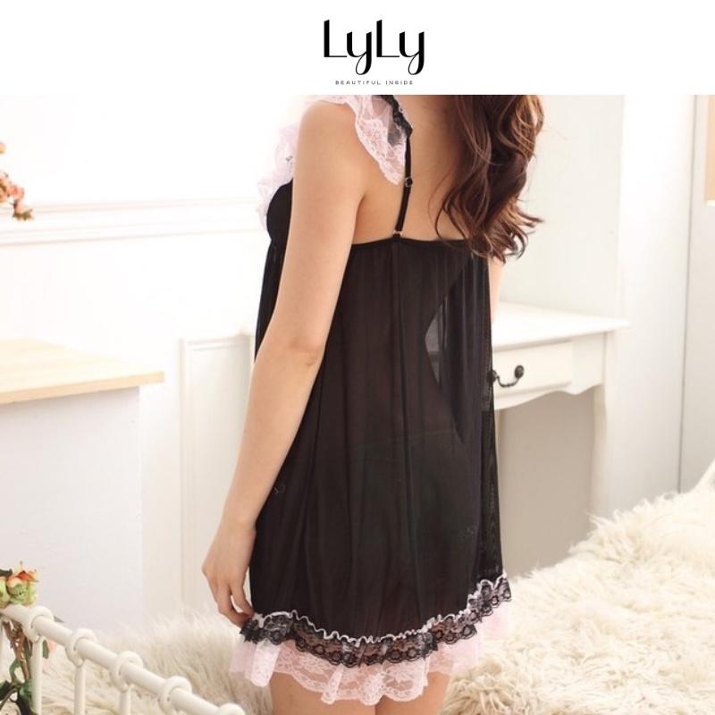 Váy ngủ bánh bèo Lylylorem SX046