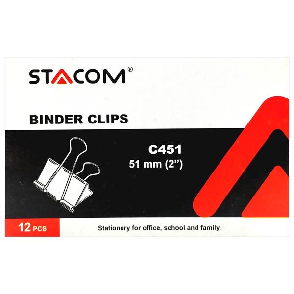 Hộp 12 Kẹp Bướm 51 mm - Stacom C451