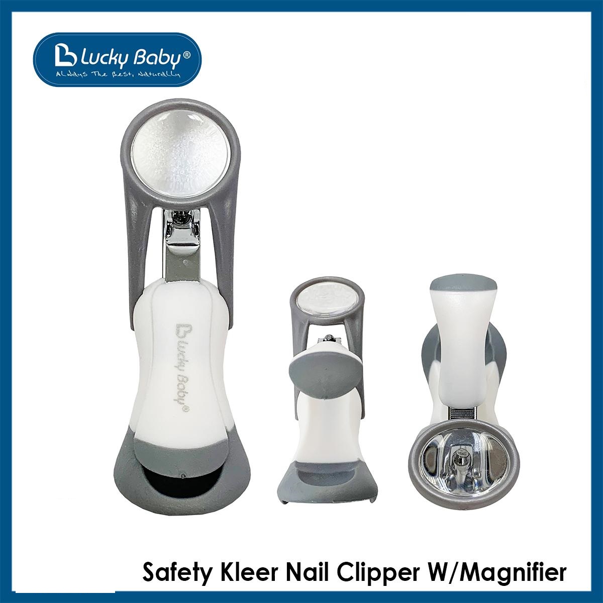 Bấm cắt móng cho bé có kính lúp Lucky Baby  - Safety Kleer Nail Clipper W/Magnifier 609439