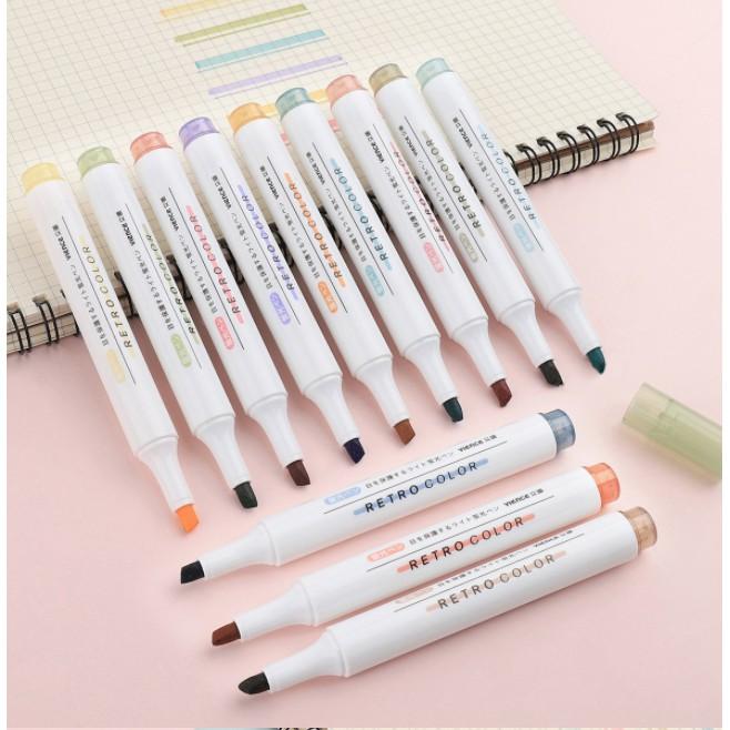 Bút dạ quang 6 màu cute,Bút đánh dấu, Bút Highlight Pastel, Bút nhiều màu siêu xinh siêu tiện lợi