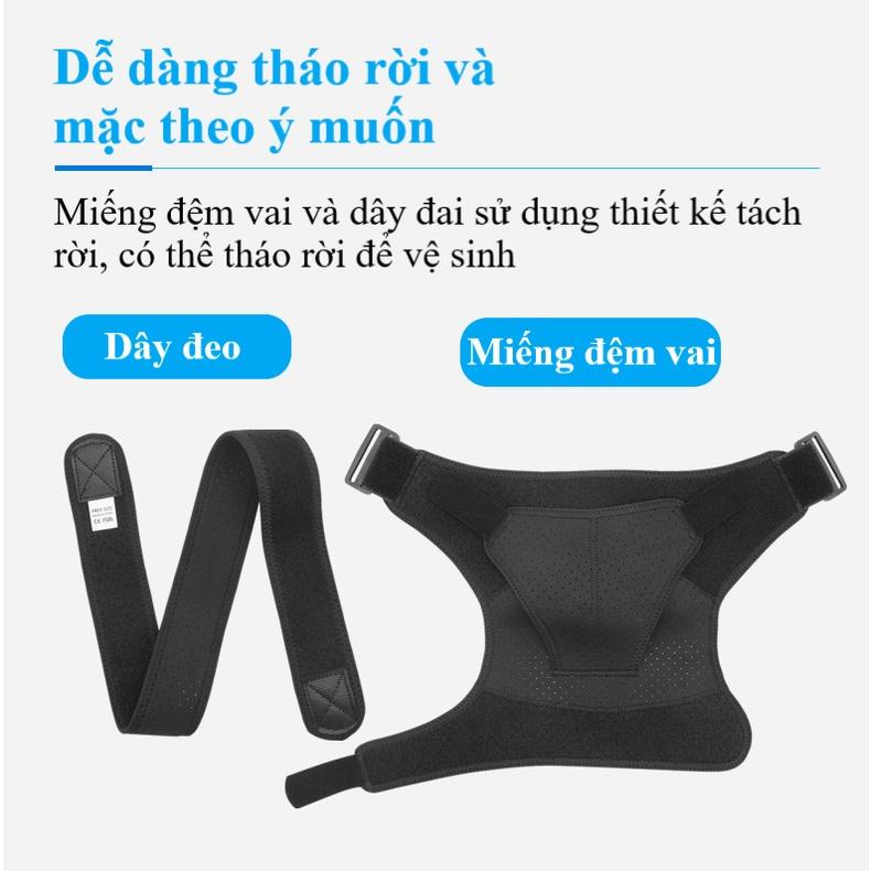 Đai cố định khớp vai AOLIKES A-1692 bảo vệ, cố định khớp xương vai sport shoulder support