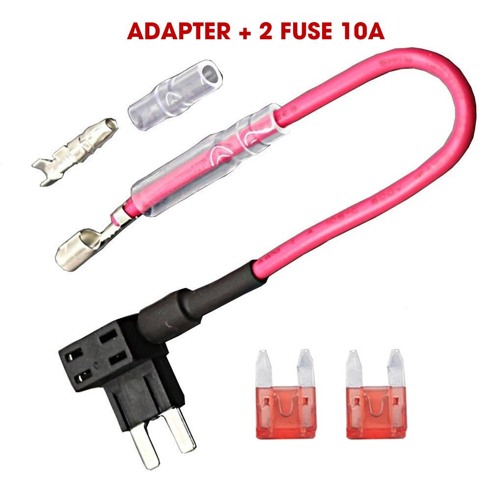 Dây cầu chì cắm thêm xe ô tô Vinfast Lấy điện ACC, REM điện camera hành trình, loa sub, dsp